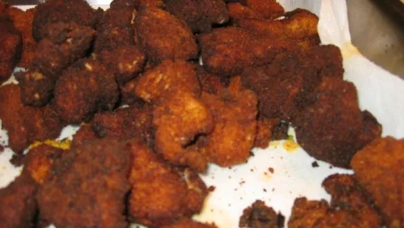 Catfish Poppers With Spicy Dipping Sauce