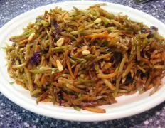 Cathys Quick Stir-Fried Broccoli Slaw