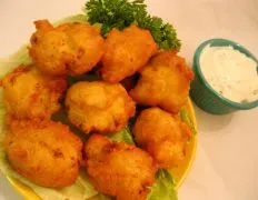 Cauliflower Cheddar Fritters