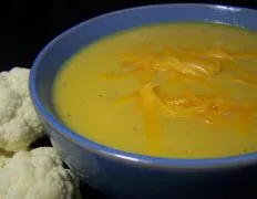 Cauliflower- Cheddar Soup