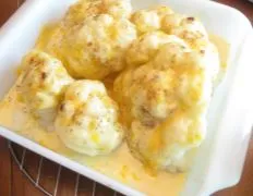 Cauliflower In Cheese Sauce
