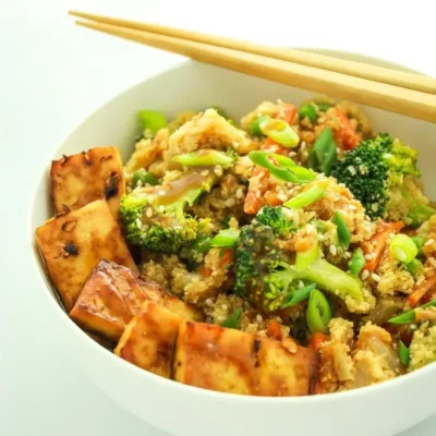 Cauliflower Rice Vegetable Stir-Fry Delight