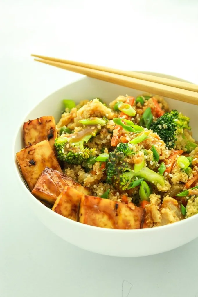 Cauliflower Rice Vegetable Stir-Fry Delight