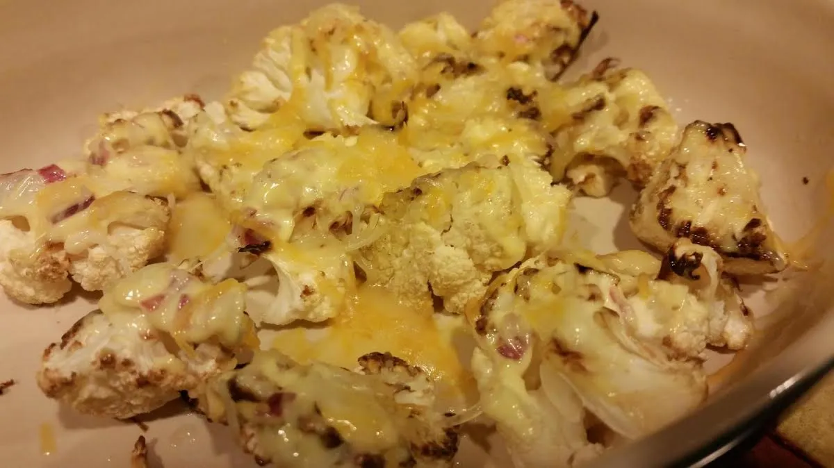 Cauliflower With Tangy Mustard Sauce