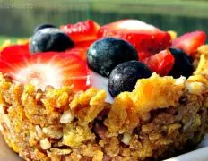 Cereal Tarts With Yogurt And Fresh Fruit