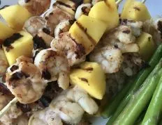 Chai Brined Shrimp Skewers