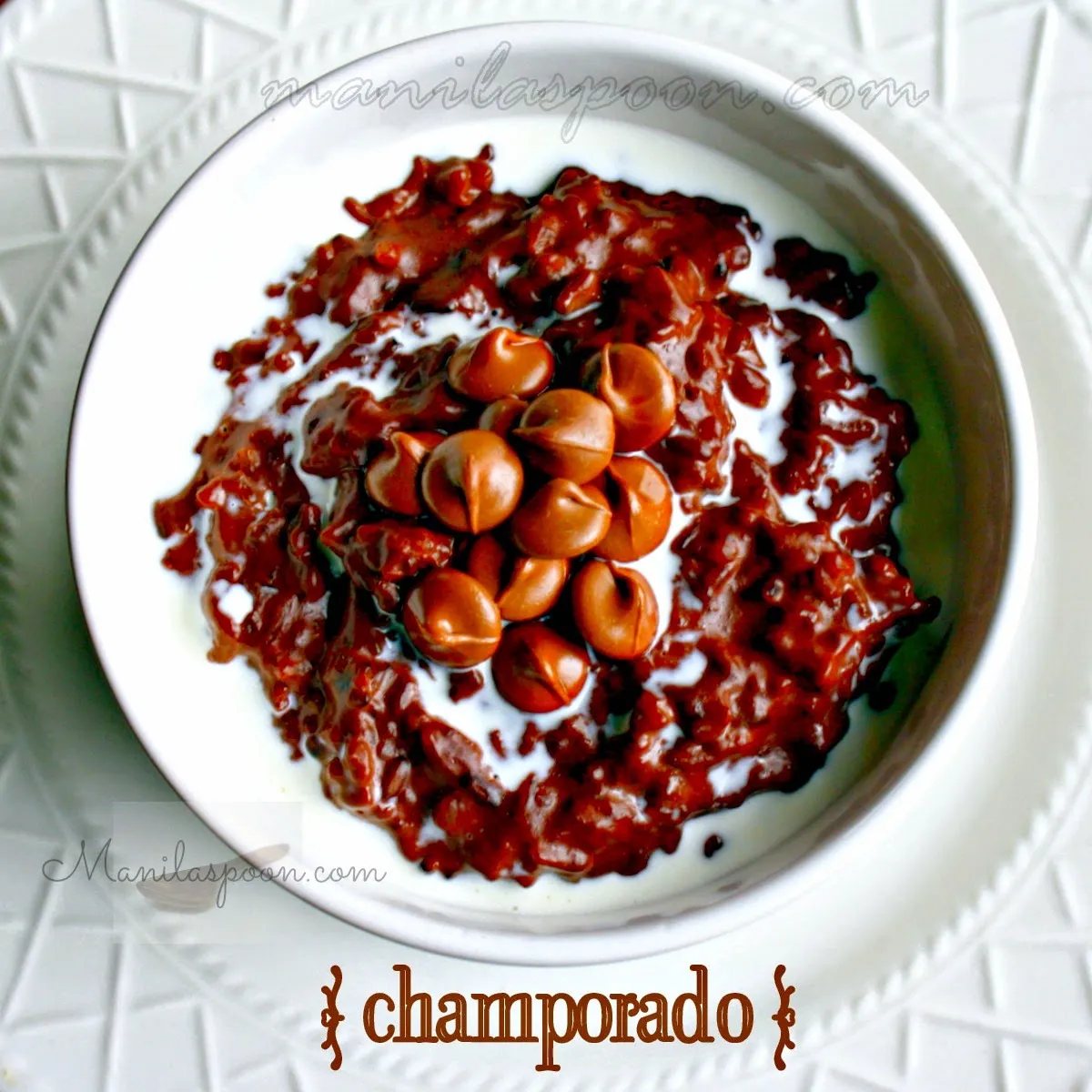 Champorado Filipino Chocolate Rice