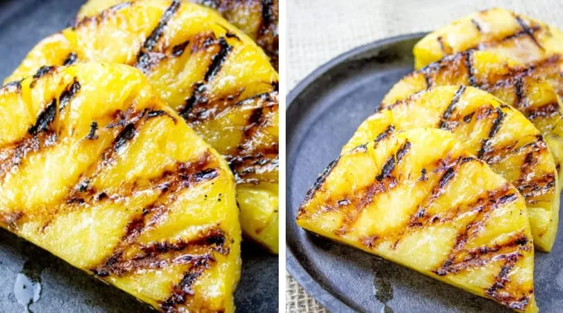 Char Grilled Pineapple With Jerked Honey