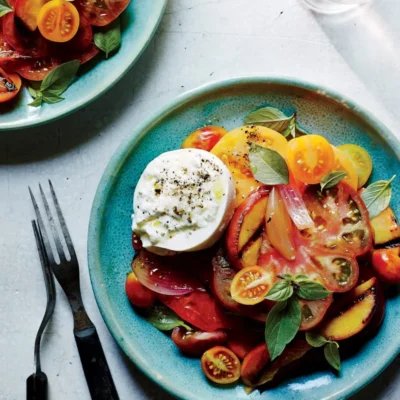 Charred Heirloom Tomatoes With