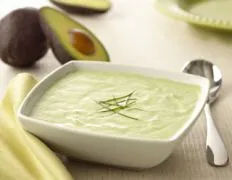 Chavrie Chilled Avacado And Cucumber Soup