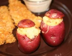 Cheddar And Bacon Stuffed Baby Potatoes