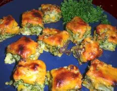 Cheddar Cheese And Broccoli Appetizers