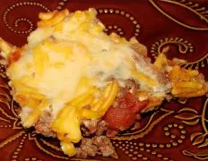 Cheddar Macaroni Beef Casserole