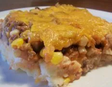 Cheddar Meat And Potato Casserole