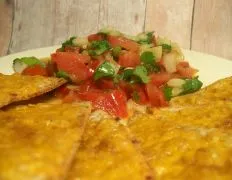 Cheddar Tortilla Crisps With Citrus Salsa