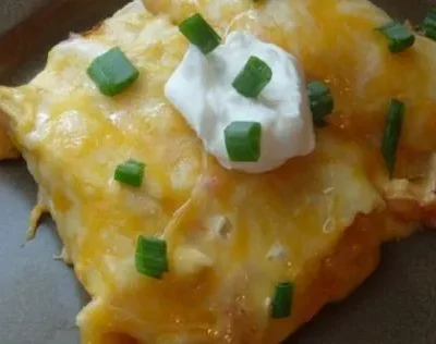 Cheese And Chicken Enchiladas