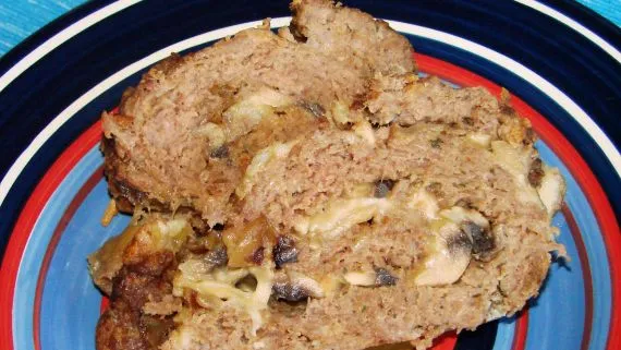 Cheese And Mushroom- Stuffed