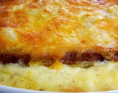 Cheese And Onion Pudding