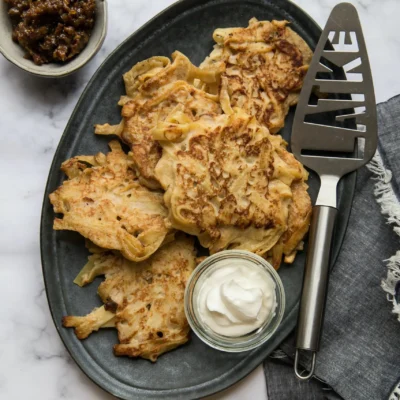 Cheese And Raisin Latkes