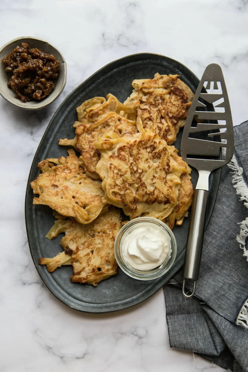 Cheese And Raisin Latkes