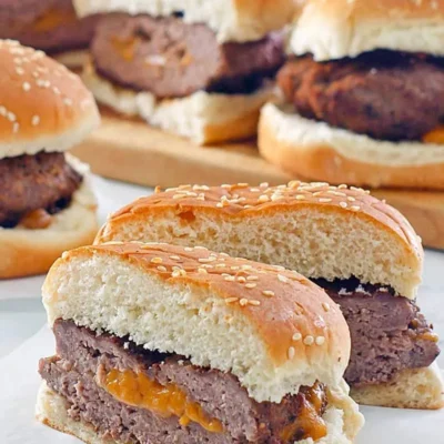 Cheese Filled Hamburgers