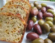 Cheese &Amp; Olive Bread For Appetizer