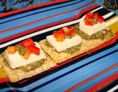 Cheese &Amp; Pesto Bites