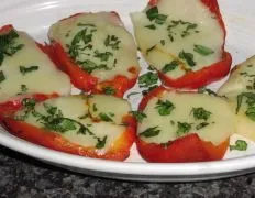 Cheese Stuffed Roasted Red Peppers