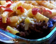 Cheeseburger And Fries Casserole