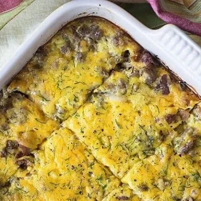 Cheeseburger Casserole