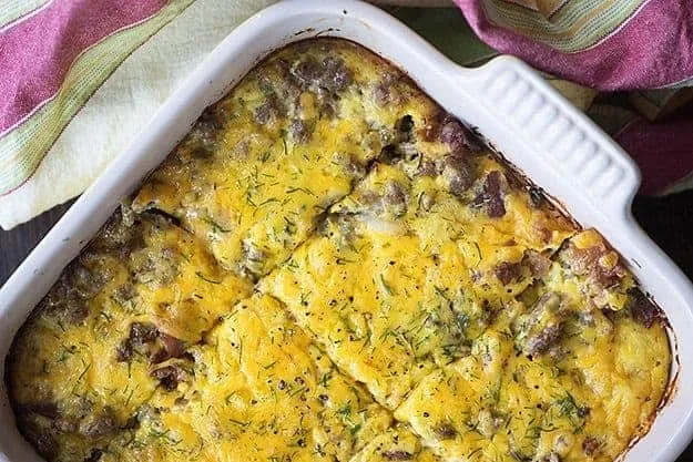 Cheeseburger Casserole