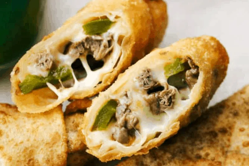 Cheesesteak Egg Rolls