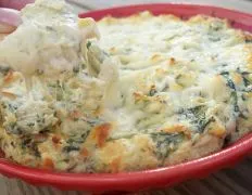 Cheesy Artichoke &Amp; Spinach Dip