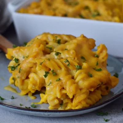 Cheesy Baked Pumpkin Pasta