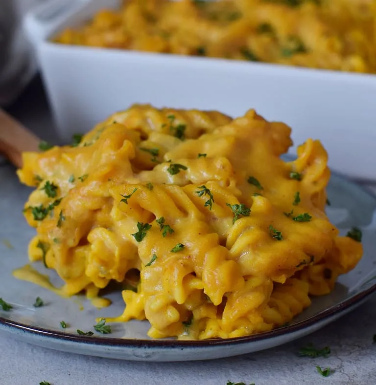 Cheesy Baked Pumpkin Pasta