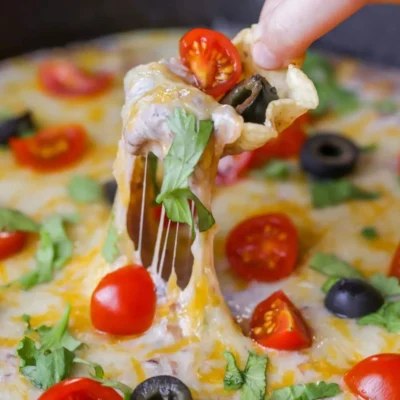 Cheesy Black Bean Dip