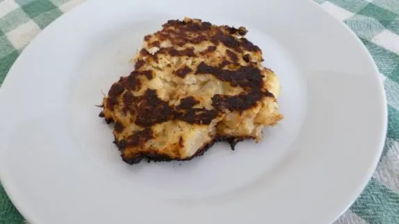 Cheesy Cauliflower Pancakes