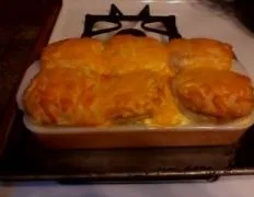 Cheesy Chicken And Biscuit Casserole