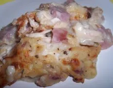 Cheesy Chicken Cordon Bleu Casserole