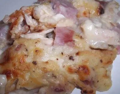 Cheesy Chicken Cordon Bleu Casserole