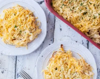 Cheesy Chicken Spaghetti