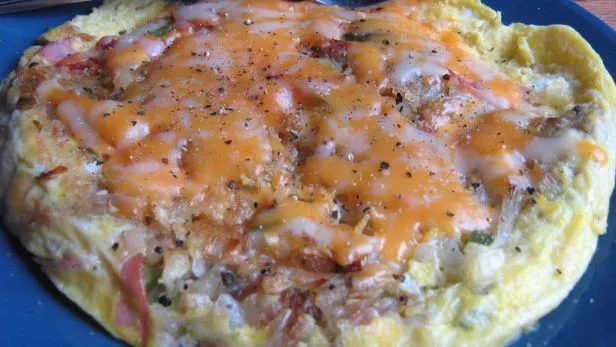 Cheesy Egg Potato And Ham Frittata Brunch