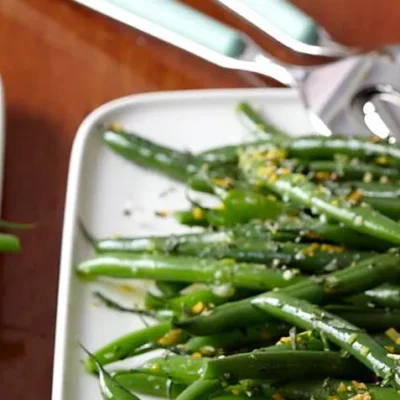 Cheesy Green Beans And Tomatoes Skillet Medley