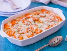 Cheesy Ham And Sweet Potato Casserole