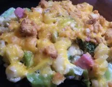 Cheesy Ham & Broccoli Casserole