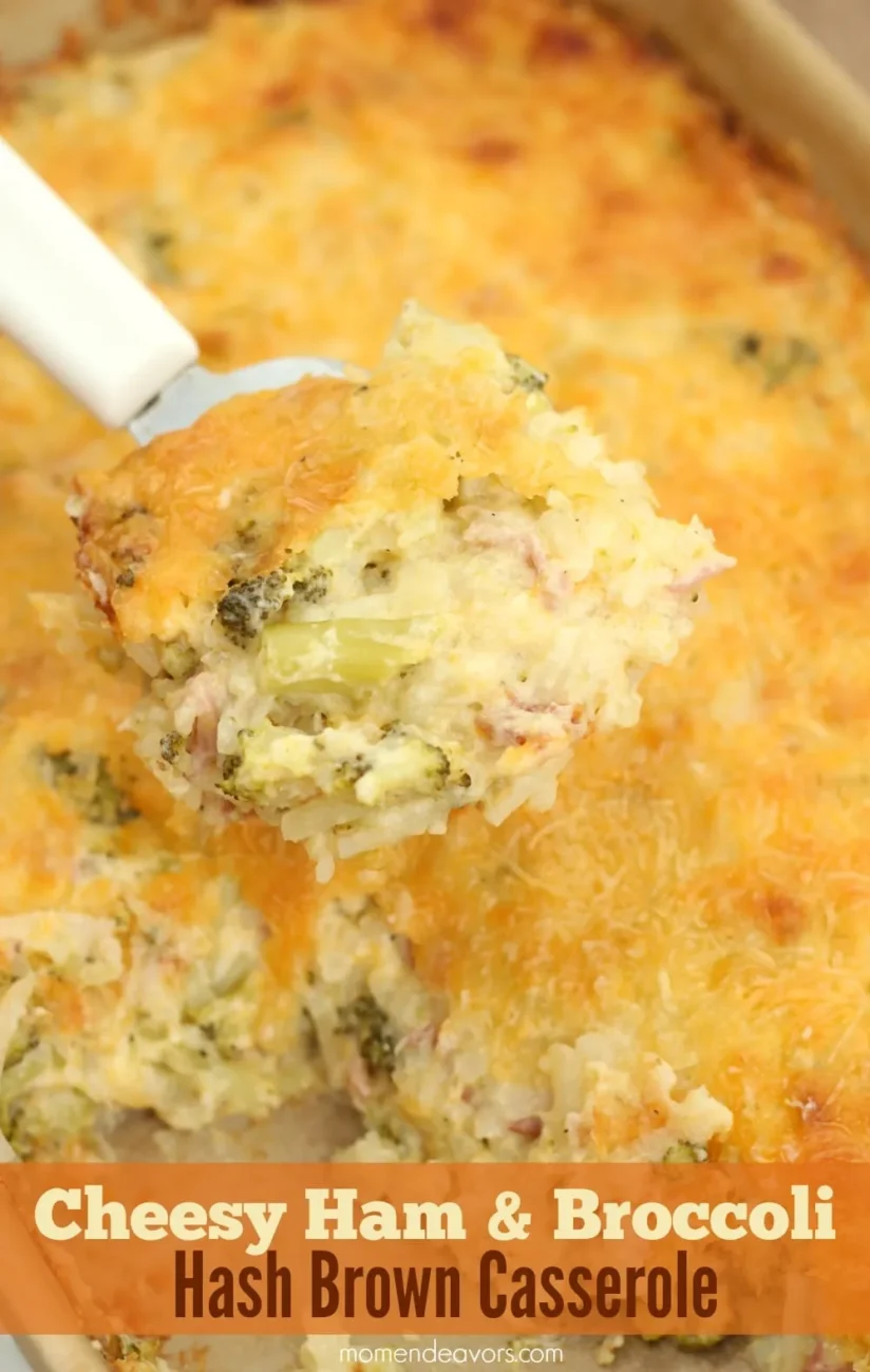 Cheesy Ham N Hash Browns Casserole