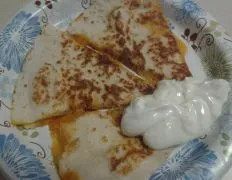 Cheesy Ham Quesadillas