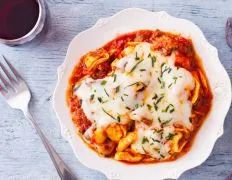 Cheesy Italian Tortellini Crock Pot