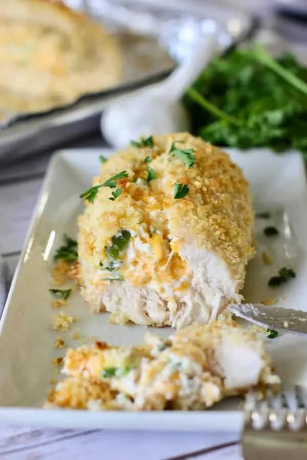 Cheesy Jalapeo Popper Baked Stuffed Chicken