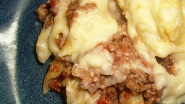 Cheesy Pastitsio